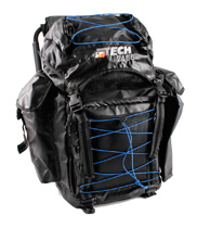 Oltech Stolryggsäck 2455, svart/blå 55 liter