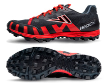 VJ Irock4 24 orienteringssko med gummidobb, svart/röd