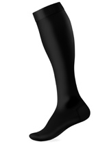 SOX kompressionsstrumpor knälång, solid black